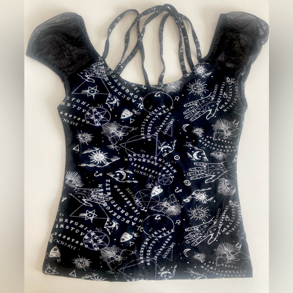 goth witchy top